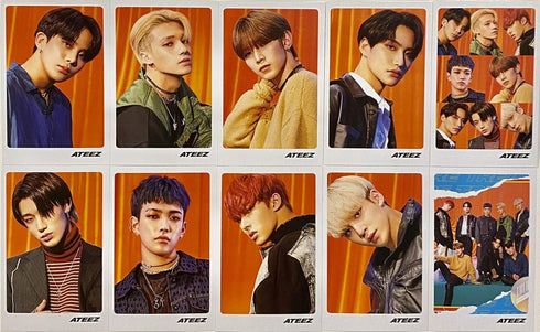 Kpop Mini Post Card Photocards - 56p (ATEEZ)
