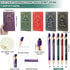 Fulmoon 5 Set Book Lovers Gifts, Includes Book Tote Bag, Notebooks, and Ballpoint Pens for Teacher Appreciation