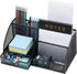 Mind Reader Desktop Organizer, File Storage, Accessory Storage, Metal Mesh, 11" L x 5.5" W x 5" H, Black