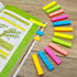 Sticky Notes, 0.6x3 Inch, 1200 Sheets Self-Stick Notes, Easy to Post for School, Office, Notebook, Bright Colors Assorted, 100 Sheets/ Pad