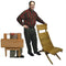 Woodcraft Project Paper Plan To Build Cross-Brace Chair And Folding Table -