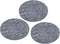 PATIKIL 3.9" Diameter Adhesive Non-Slip Backed Felt, 3 Pcs 5mm Thickness Round