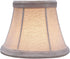 Aspen Creative 30004-2A, 3" 5" 4" Set 2 Bell Clip-On Chandelier Lamp Shade, Off-White, Top X Bottom X Slant Height