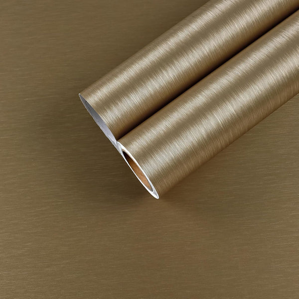 Stainless Steel Contact Paper for Countertop, Waterproof Heat Resistant Peel and Stick Wallpaper, 17.7 x100