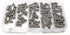 iexcell 100 Pcs #8-32 Stainless Steel 304 Hex Socket Button Head Cap Screws Assortment Kit