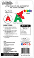 Jumbo 4" Sticky Primary Color Poster Letters and Numbers, 190 Pieces by ArtSkills