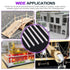 Swpeet 15Pcs Assortment Kit of Milkly Plastic Rods, 4mm Diameter, 250mm Length, ABS Round Stick for DIY Model