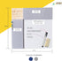 IVEI White Board Pin Board Combo, Dry Erase and Bulletin Board, 14in X 14in, All Purpose Boards