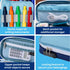 It's Academic Locking Pencil Case - Compact, High Capacity Travel Organizer Bag for Office & School Supplies, Blue