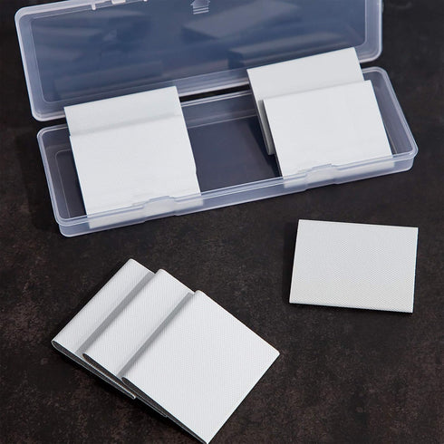 Zonon 8 Pieces Self-Adhesive Door Corner Seals - Weather Stripping Draft Stopper Foam for Noise Isolation (White)