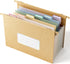 Wheat Straw Expanding Hanging File Folders, 1.2" Accordion Pockets, Large Capacity Letter Size, 100% BPA Free