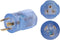 ONETAK NEMA L5-30P to 5-15R 5-20R Compact 120V 30 Amp Twist Lock Male Plug to 120V 20 Amp Female Receptacle
