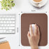 Cute Brown Mouse Pad - Splash-proof Textured 10.2 x 8.2 Inch, Stitched Edge Non-Slip Waterproof Rubber