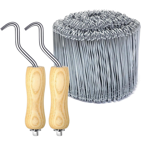 Therwen 1002 Pcs Tie Wire and Wire Twister Set 1000 Pcs 6