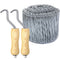 Therwen 1002 Pcs Tie Wire and Wire Twister Set 1000 Pcs 6