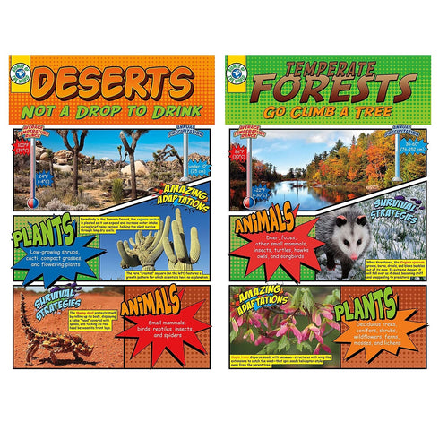North Star Teacher Resource Biomes Bulletin Board Set