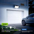 294 IP67 3000LM 2 Pack 7500K Solar Flood Lights Outdoor, LED Motion Sensor Outdoor Lights, Waterproof Solar Flood Light