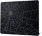 GMKWTL XVX Glass Mouse Pad for Gaming, Black Spider Webs Hard Gaming Mousepad,