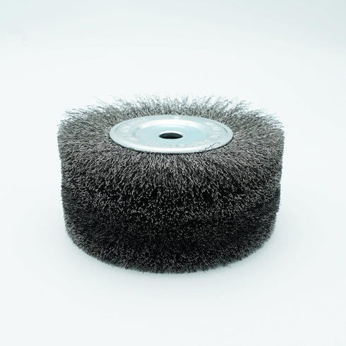 6inch Bench Wire Wheel Brush Set for Rust, Burr, Paint, and Corrosion Removal, 4 Pieces