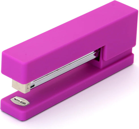 Office + Style Precision Jam-Free Full Strip Stapler, Non-Skid, Purple