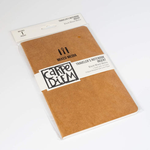 Pukka Pad Carpe Diem Traveler’s Notebook Insert, 8.27 x 5.04in, 20 Pages, 310GSM Paper