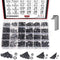 1220 Pieces M2 M3 M4 M5, 10.9 Grade Alloy Steel Hex Button Head Cap Bolts Screws Nuts Washers Assortment