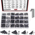 1220 Pieces M2 M3 M4 M5, 10.9 Grade Alloy Steel Hex Button Head Cap Bolts Screws Nuts Washers Assortment