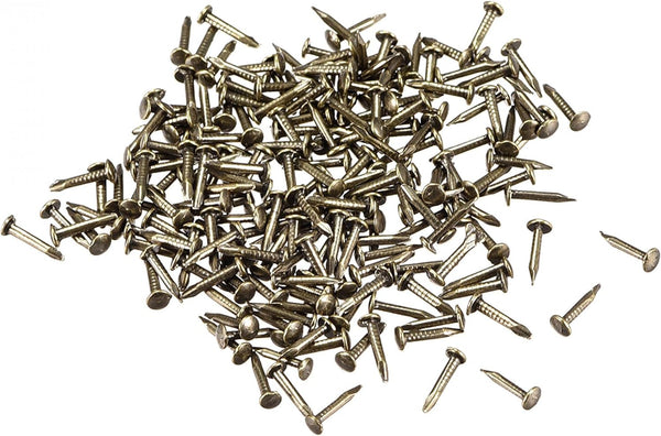 uxcell Small Tiny Nails, 1.2x8mm(DxL) for Wooden DIY Decorative Pictures, Bronze Tone, 500pcs