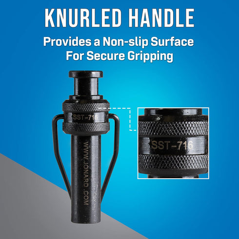 Jonard SST-716 Security Shield Tool for 7/16" Hex Shielded F Connectors, Black Oxide Finish
