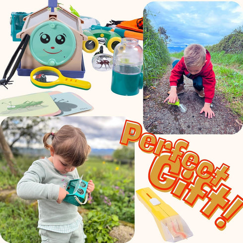 MAVE SPARKS 63 Kids Bug Catching Kit PCS Bug Catcher Kit with Bug Cage, Kid Explorer Kit, Outdoor Explorer Kit, Bug