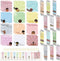 Yeaqee 72 Pcs Black Girl Sticky Notes with Motivational Pens, Inspirational Gifts Set for Women and Girls