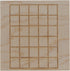 ExcelMark Wooden Rubber Stamp - Guitar Chord Chart, 5 Frets