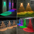 2 Pack 10 IP65 Ellasay Fence Solar Lights for Backyard: Fence Lights with Lighting Modes & RGB- Waterproof - Led Lens