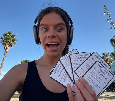 Generic 50-Day 2026 Mindset Affirmation Cards for Self-Love | New Year Glow-Up Challenge Cards | Motivation & Self-Care