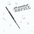 Rite in the Rain All-Weather Pen Refill, Black Ink, No. 37R
