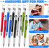 Maitys 40 6 1 Pcs Multi Tool Pens for Father's Day in Screwdriver Multi Function Pens with Level Gauge Stylus Phone