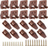 Seweder 10PCS Drawer Slide Track Guide Glide for Center Mount Drawer for Dressers