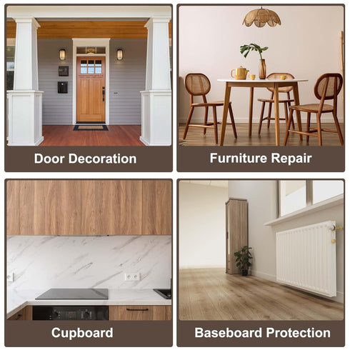12" 32 PATIKIL Wood Grain Tape x ft, Self-Adhesive Wood Texture Repair Tape Realistic Wooden Effect Patch for Furniture