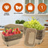 FMOACEN 30 7.3x4.3x2.8inch Pcs Natural Pulp Fiber Berry Basket, Molded Berry Basket Produce Vented Container