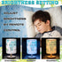 Glooglitter 3 Dimmable 9.72 Inch Maps Table Lamps Bedroom Lamps Gifts and Off She Went to Change The World Colors