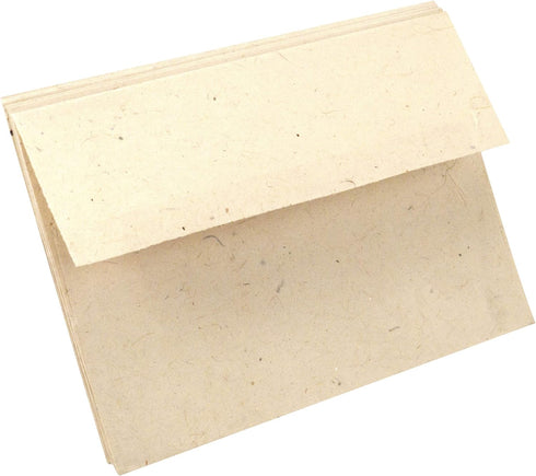 Handmade Seeded Plantable Paper Envelopes 10 Count A6 4.75 x 6.5 inches by Of The Earth
