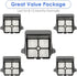 BRUVISH (5 Pack) S7 S6 S7 S6/ 5 ONE PRO, ONE HEPA Filters Compatible With Tineco Floor ONE PRO/ONE iFLOOR Breeze