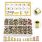 Kadrick Rivet Nut Kit, 810pcs SAE & Metric Rivet Nut Assortment Kit Galvanized