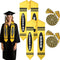 4Pcs Teacher Graduation and Honor Cord Set Class of 2026 Graduation Sash