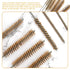 Tube Brush Kit with Stainless Steel Brass Wire Bottle Brushes, 11'' Long-Handle for 6mm to 22mm Cleaning