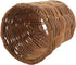 Aspen Creative 51007 3" 4" 4" Empire Clip-On Chandelier Lamp Shade, Natural Rattan, Top x Bottom x Slant Height