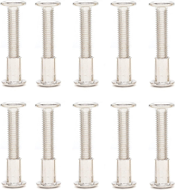 binifiMux 10-Set M8x45mm Rivet Countersunk Hex Socket Cap Bolts and Hex Head Barrel