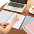 SUNEE Spiral Notebooks, College Ruled, 1-Subject, 4 Pack, 8 x 10-1/2 in, 70 Sheets, Pastel Colors for School, Office