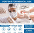 TURBA 100 Clear Latex-Free Disposable Gloves Ct. Single-Use Powder-Free Vinyl Gloves Non-Latex Gloves for Cleaning