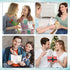 50 Pack 4x6 Inch Thank You Cards with Envelopes, Thank You Cards Bulk Blank Notes Card with Envelopes & Stickers